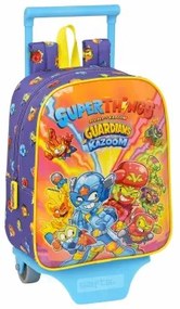 Trolley per la Scuola SuperThings Guardians of Kazoom Viola Giallo (22 x 28 x 10 cm)