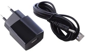 LED Lampada da tavolo con display  LED/6W/230V marrone