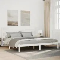 Giroletto Extra Lungo senza Materasso Bianco 200x210cm Massello 3309306