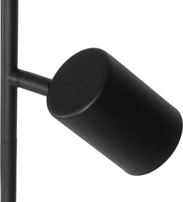 Lampada da terra smart nera a 3 luci incl. 3 Wifi GU10 50mm - Jeana