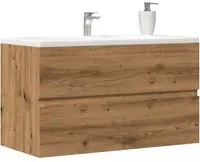 Mobile Pensile Bagno Rovere Artigianale 80x38,5x45cm Truciolato 856247