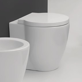 Wc a Terra Ceramica Cielo "Easy Evo" Bianco Lucido