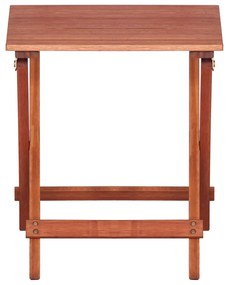 Set da bistrot per esterni per bambini 3 pz legno di eucalipto