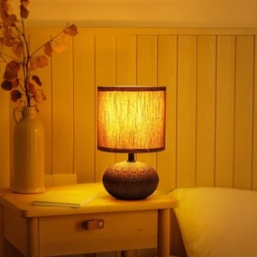 Aigostar - Lampada da tavolo 1xE14/40W/230V grigio