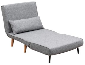 Poltrona grigio chiaro Folde - Artie