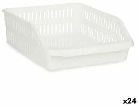 Contenitore per Frigorifero Bianco Plastica 26 x 9,3 x 30,5 cm (24 Unità)
