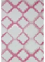 Tapete Quatrefoil von Osborne & Little - Cranberry