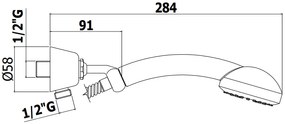 Paffoni trieste bis zdup086 doccetta monogetto con supporto a leva e flessibile 150 cm cromo