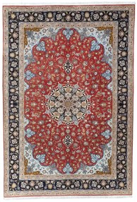 Tabriz Tappeto 300 x 210 Rosso (Iran) Annodato A Mano