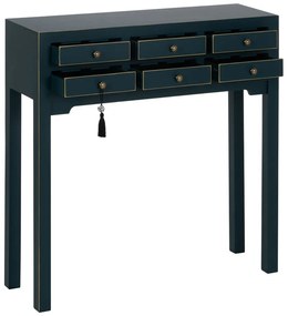 Consolle blu 26x85 cm Diana - Ixia