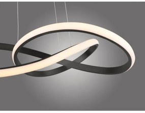 Leuchten Direkt 15402-18-LED Lampadario dimmerabile su filo MARIA LED/25W/230V nero