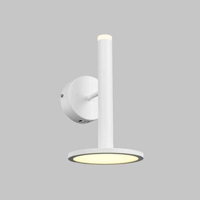 Applique Da Parete Moderno Tua Metallo E Lgp Bianco Led 9W Doppia Emissione