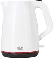 Bollitore Elettrico 1,7Lt 2200W Acqua Calda Cordless Wireless Acciaio Inox Bianc