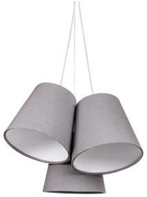 Lampadario a sospensione con filo AMBROSIA 3xE27/60W/230V