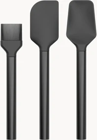 FJNATINH Set di cucchiai da cucina e wok, accessori wok in acciaio inox, 2 pezzi con manico