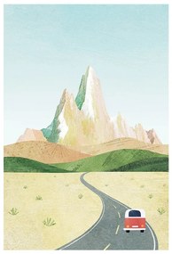 Poster 30x40 cm Patagonia - Travelposter