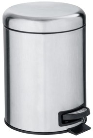 WENKO 22829100 - Cestino LEMAN 17x25 cm in acciaio inossidabile satinato/nero