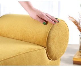 Pouf TIKI 47x45 cm giallo