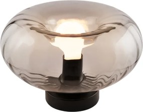 Osram - Lampada da tavolo DECOR SMOKE 1xE27/12W/230V nera/grigio fumé