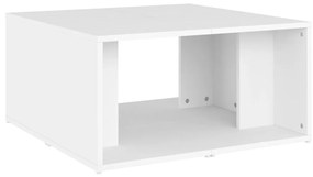 Tavolini da salotto 4 pz bianchi 33x33x33 cm in multistrato
