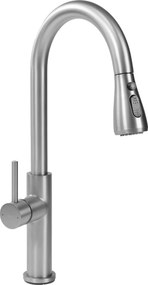 Rubinetto da cucina Rea Nest  Brush Steel