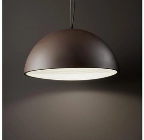 Ideal Lux - Lampadario a sospensione con filo FOLK 1xE27/60W/230V diametro 40 cm marrone