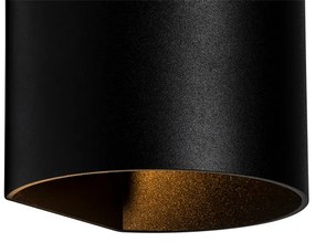 Applique moderna nera - Sabbio