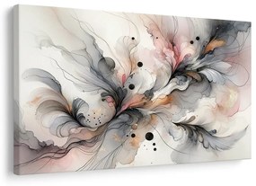 Quadro su tela – Leggerezza delle onde colorate