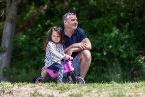 Funny Wheels - Bici senza pedali 2 in 1 RIDER SUPER SPORT rosa/nera