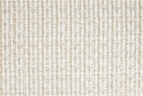 Sedia da pranzo color crema in imbottito con braccioli Medina – Dutchbone