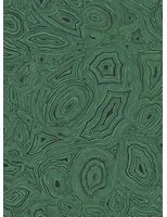 Cole & Son Carta da parati Malachite - Emerald and Black