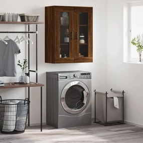 Mobile A Parete Rovere Marrone 69,5x34x90 Cm /
