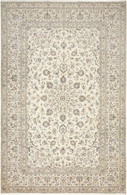 Kashan Tappeto 200x300 Beige (Iran) Annodato A Mano