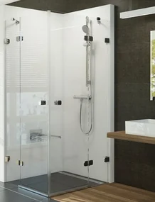 Ravak Brillant box doccia 90x90 cm quadrato cromo lucida/vetro trasparente 1UV77A00Z1