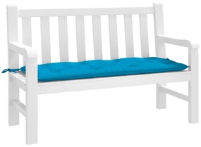 Cuscino Per Panca Azzurro 120x50x7 Cm İn Tessuto Oxford /