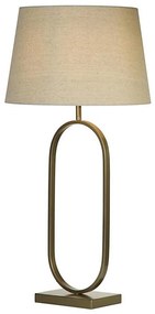 Searchlight EU94102NA - Lampada da tavolo MODISH 1xE27/60W/230V colore crema