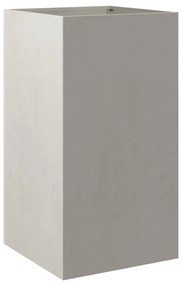 Fioriera Argento 42x38x75 cm in Acciaio Inox