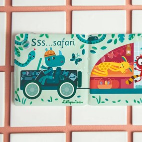 Lilliputiens - Pannello magico per il bagnetto - Safari