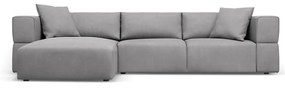 Divano angolare grigio chiaro, angolo sinistro Esther - Milo Casa