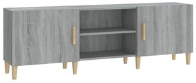 Mobile Porta TV Grigio Sonoma 150x30x50 cm in Legno Multistrato