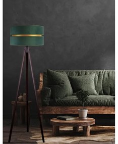 Duolla - Lampada con piedistallo DUO 1xE27/60W/230V diametro 44 cm verde/wenge