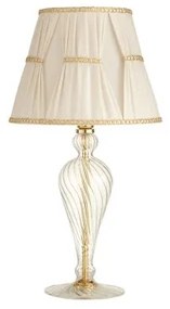 Lampada da tavolo in vetro roxanne h51 lt.roxanne