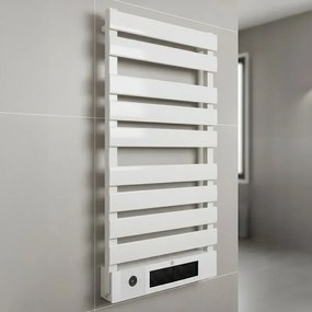 Scaldasalviette elettrico bianco con termoconvettore integrato 500/2000W