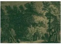 KEK Amsterdam Carta da parati panoramica Engraved Landscapes Gold 16 - XL