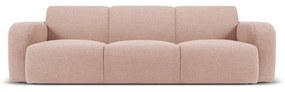 Divano rosa bouclé 235 cm Molino - Micadoni Home