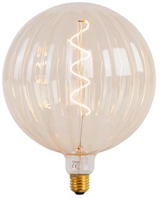 Lampadina LED dimmerabile E27 G200 ambra 4W 240lm 2000K