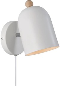 Nordlux - Faretto da parete GASTON 1xE27/15W/230V bianco