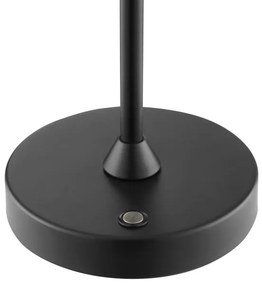 Brilliant - Lampada da tavolo touch ricaricabile e dimmerabile ELORA LED/2,5W/5V 2700K IP44 nera