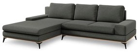 Divano letto angolare grigio scuro, angolo sinistro Planet - Windsor &amp; Co Sofas