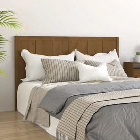 Testiera Per Letto Ambra 205,5x4x100 Cm Legno Massello Di Pino /